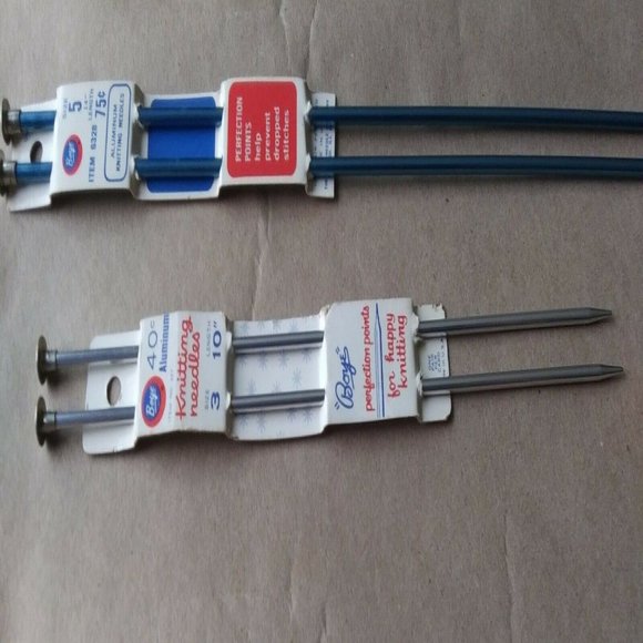 2 Sets of Aluminum Vintage Knitting Needles (4 total) - Picture 2 of 6